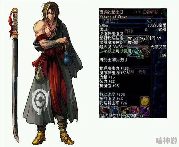 dnf中使用重剑作为主要武器的职业是哪一个？