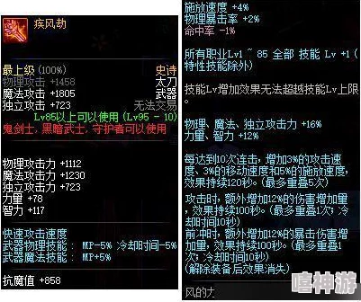 dnf游戏中如何选择最佳武器：攻击属性对比分析指南