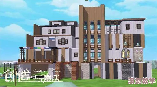 创意无限：探索创造与魔法融合的咖啡牛奶别墅建筑设计图纸